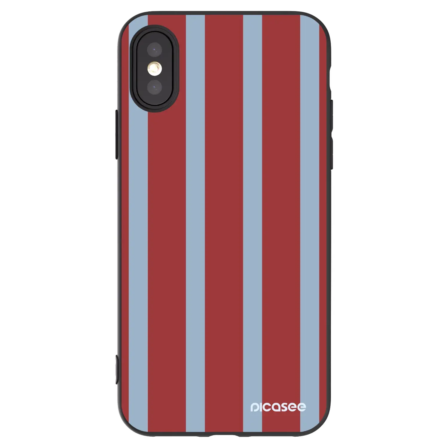 Silikonový černý obal pro Apple iPhone X/XS - Lounge pass