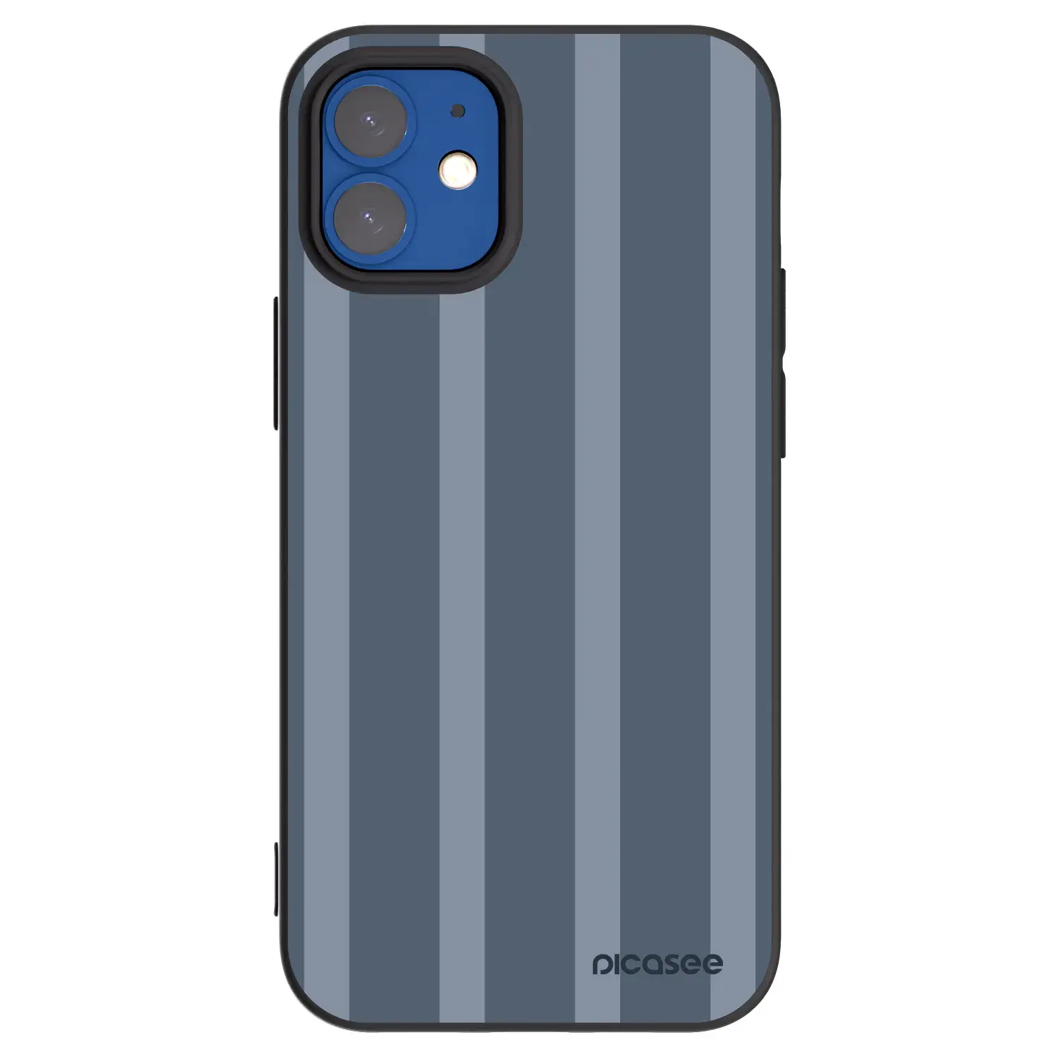 Silikonový černý obal pro Apple iPhone 12 mini - Midnight lounge