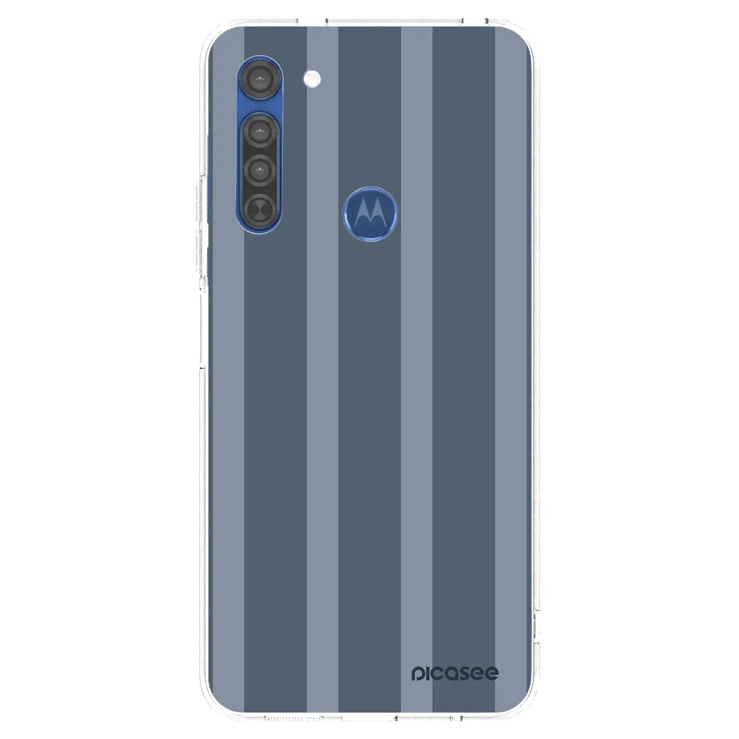 Silikonový průhledný obal pro Motorola Moto G8 - Midnight lounge