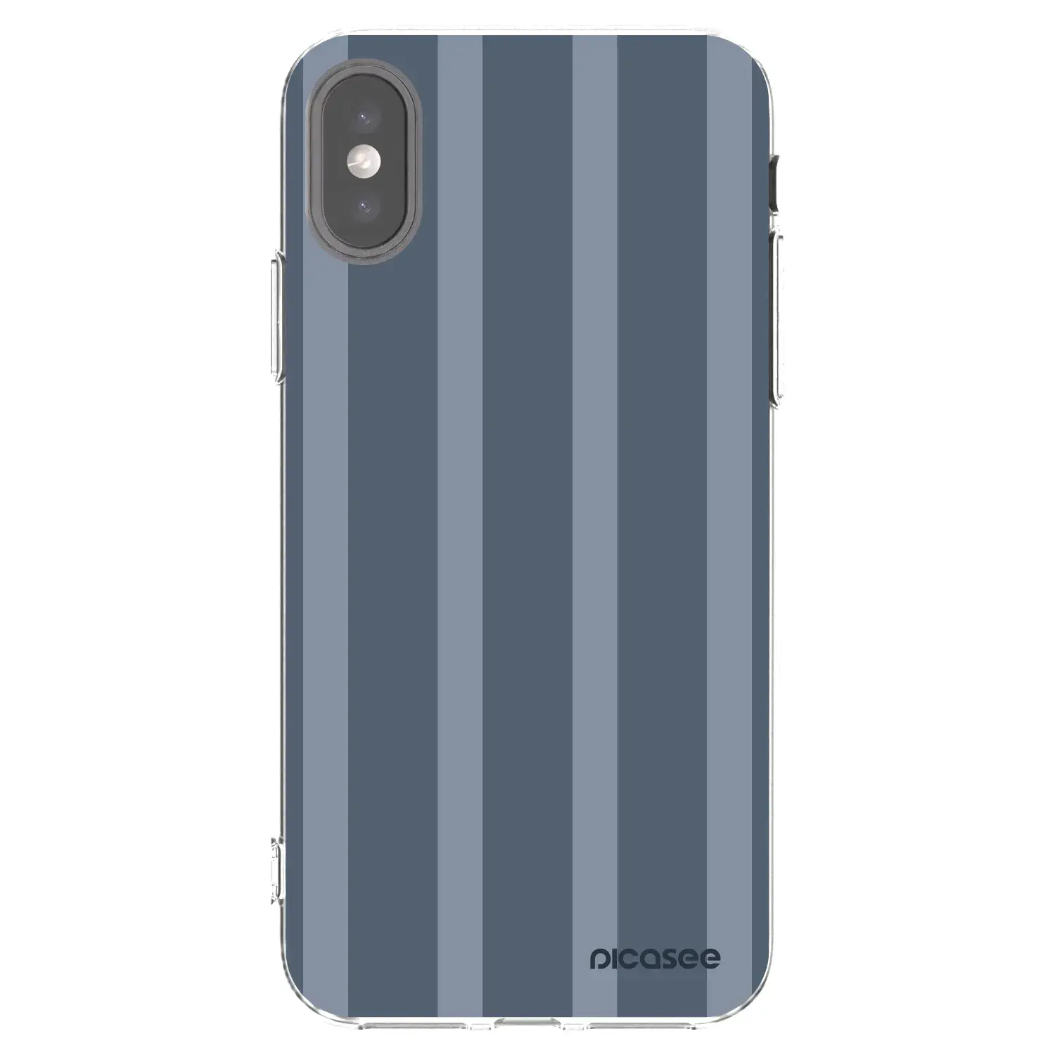 Silikonový průhledný obal pro Apple iPhone X/XS - Midnight lounge