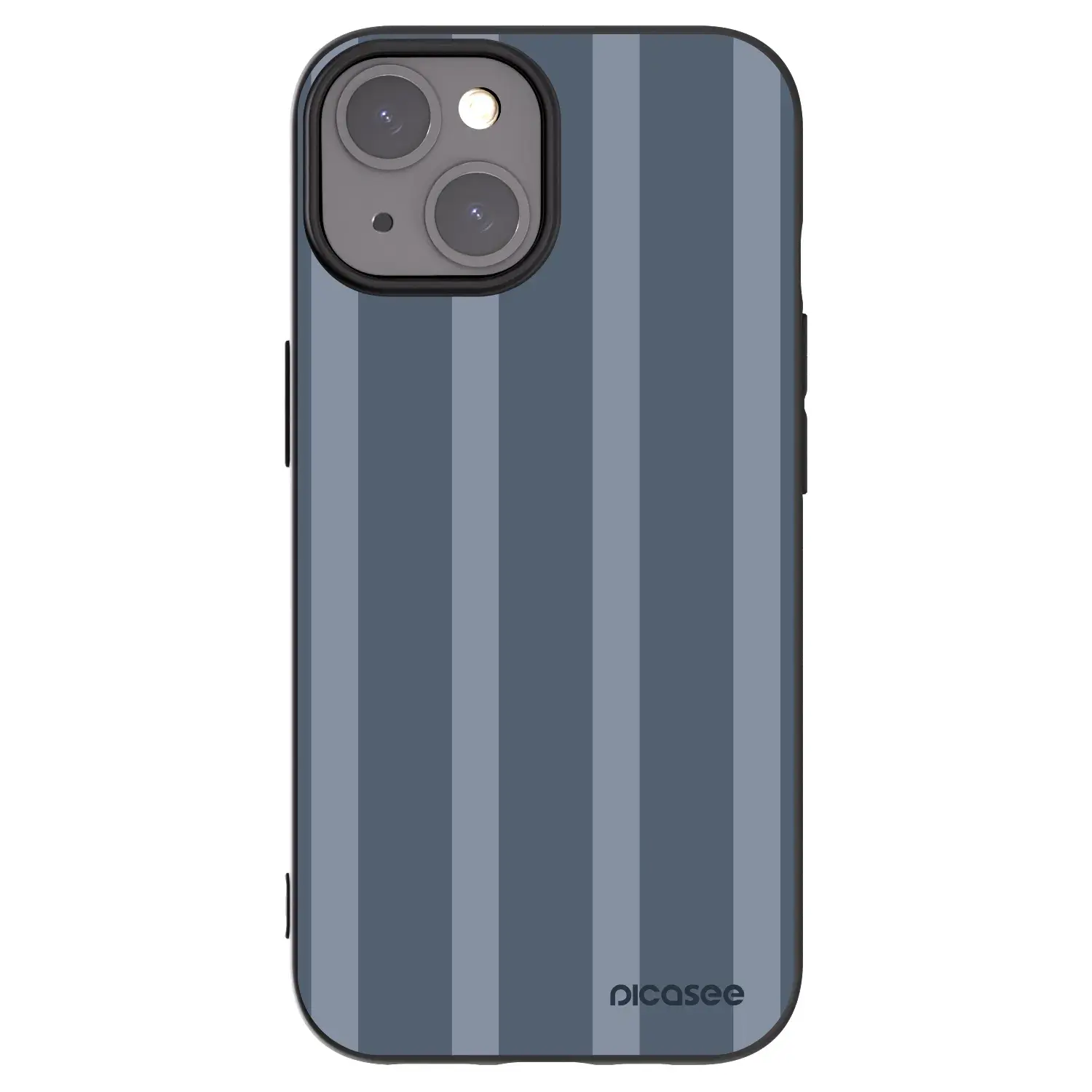 Silikonový černý obal pro Apple iPhone 15 - Midnight lounge