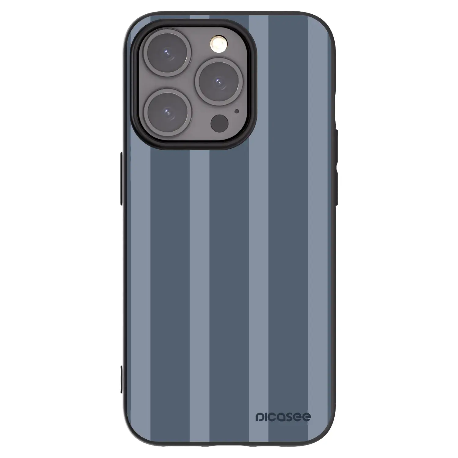 Silikonový černý obal pro Apple iPhone 15 Pro - Midnight lounge