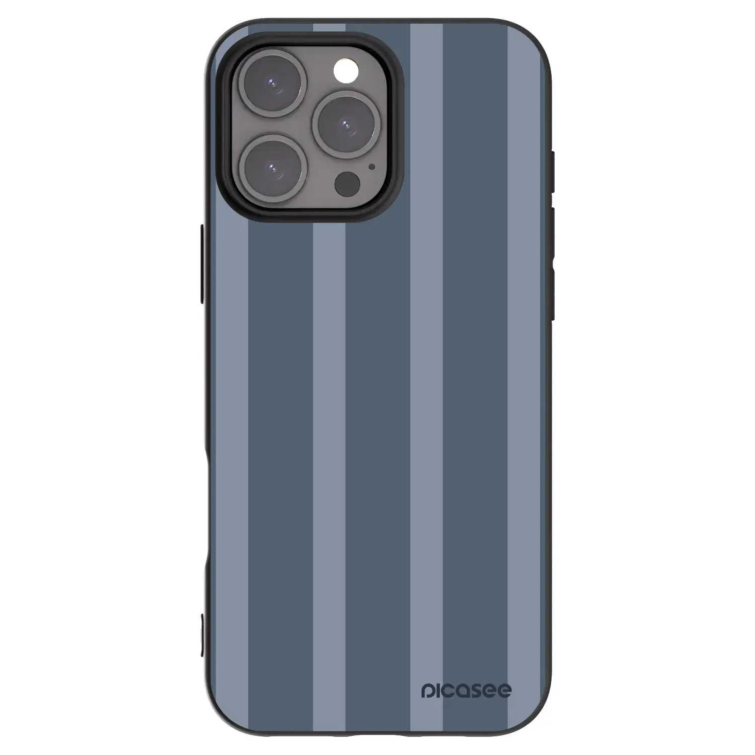 Silikonový černý obal pro Apple iPhone 16 Pro Max - Midnight lounge