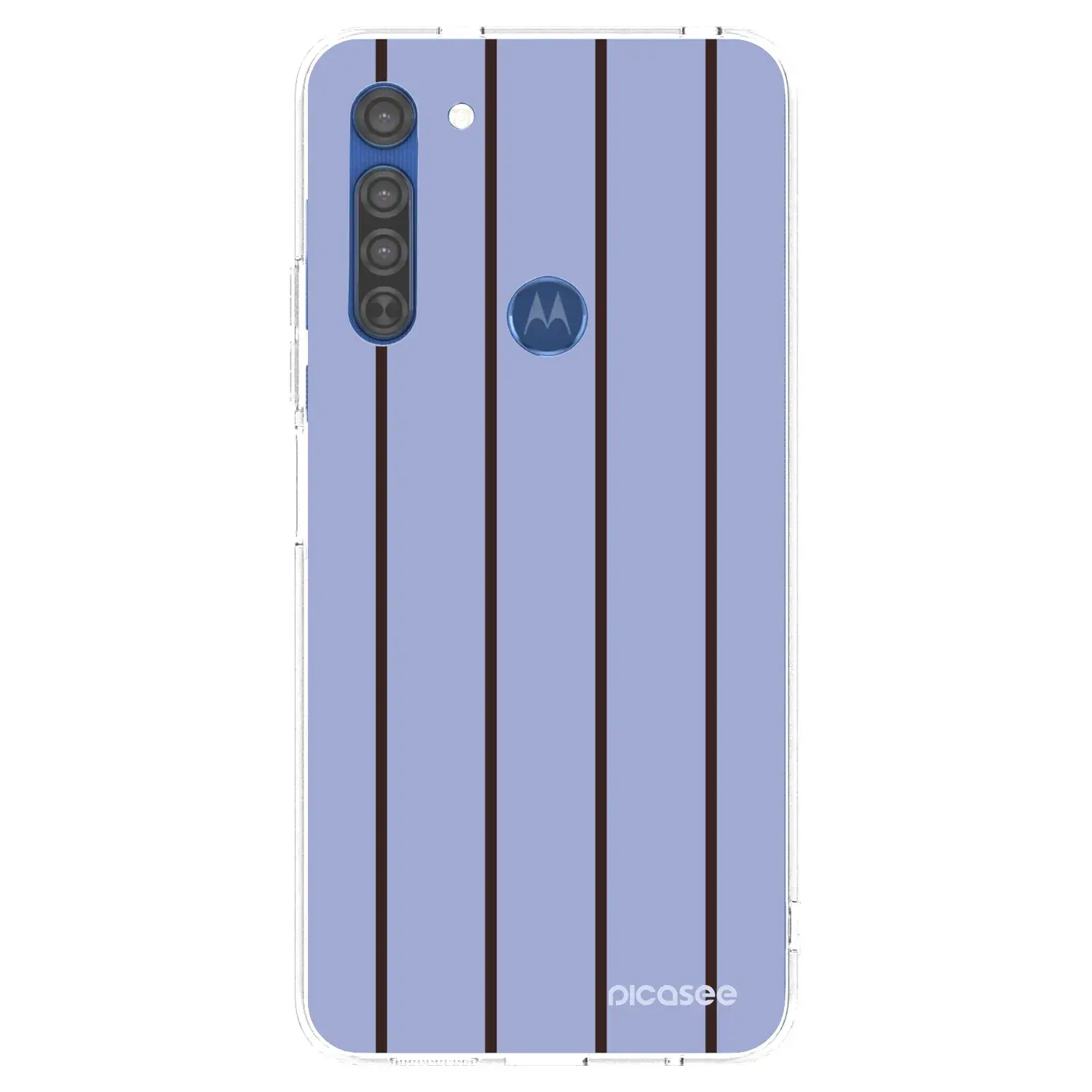 Silikonový průhledný obal pro Motorola Moto G8 - Poolside member