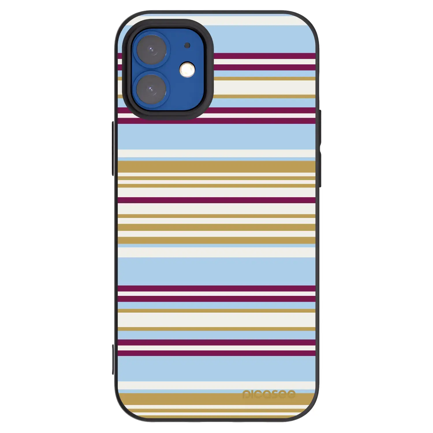 Silikonový černý obal pro Apple iPhone 12 mini - Souvenir
