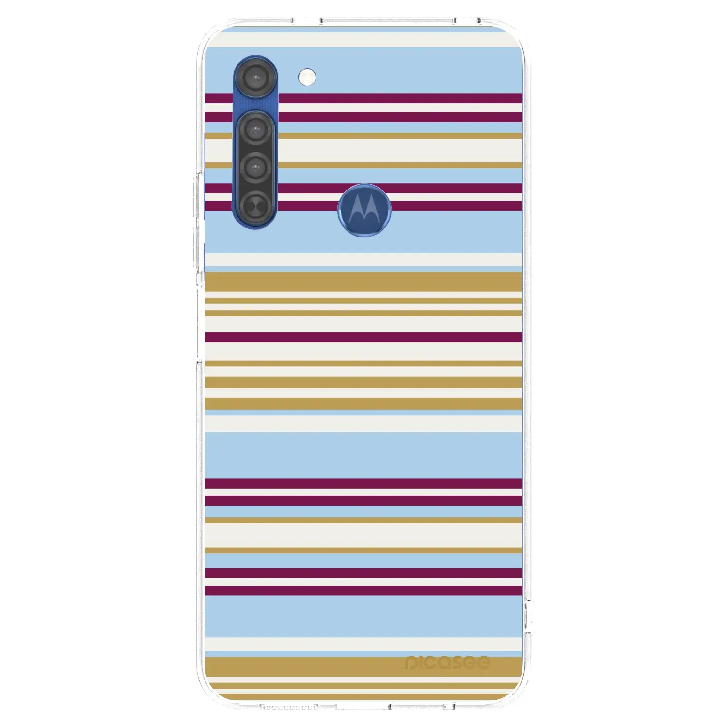 Silikonový průhledný obal pro Motorola Moto G8 - Souvenir