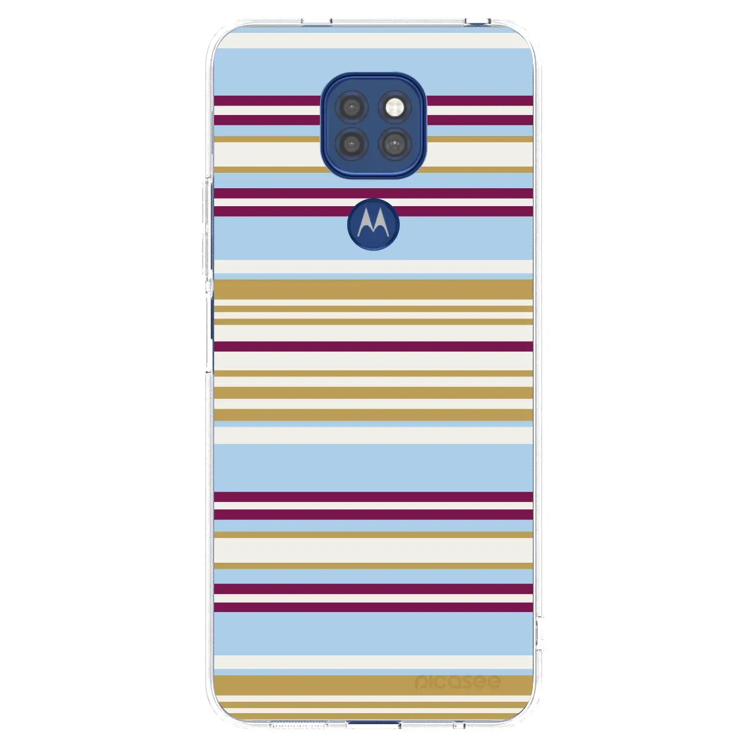 Silikonový průhledný obal pro Motorola Moto G9 Play - Souvenir
