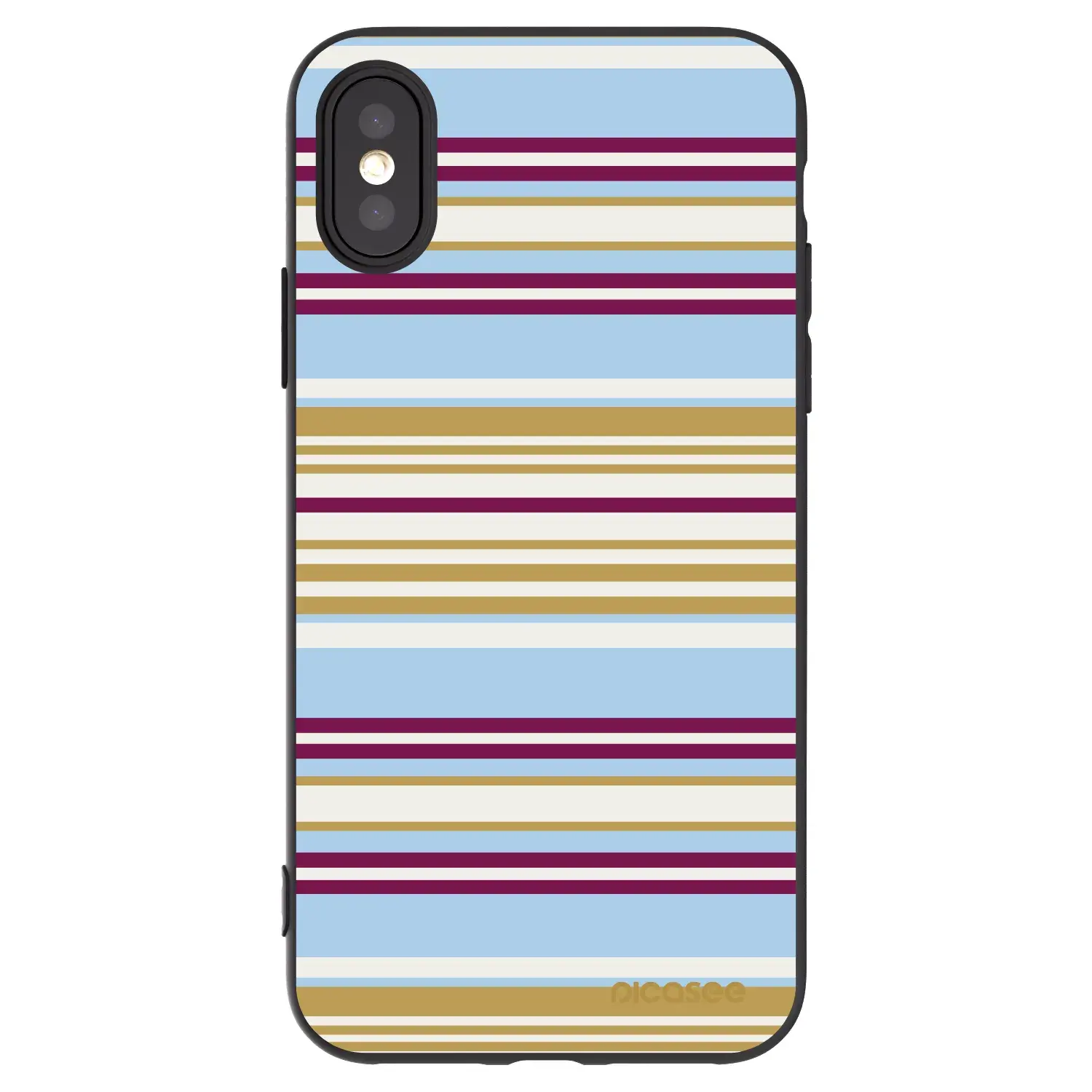 Silikonový černý obal pro Apple iPhone X/XS - Souvenir
