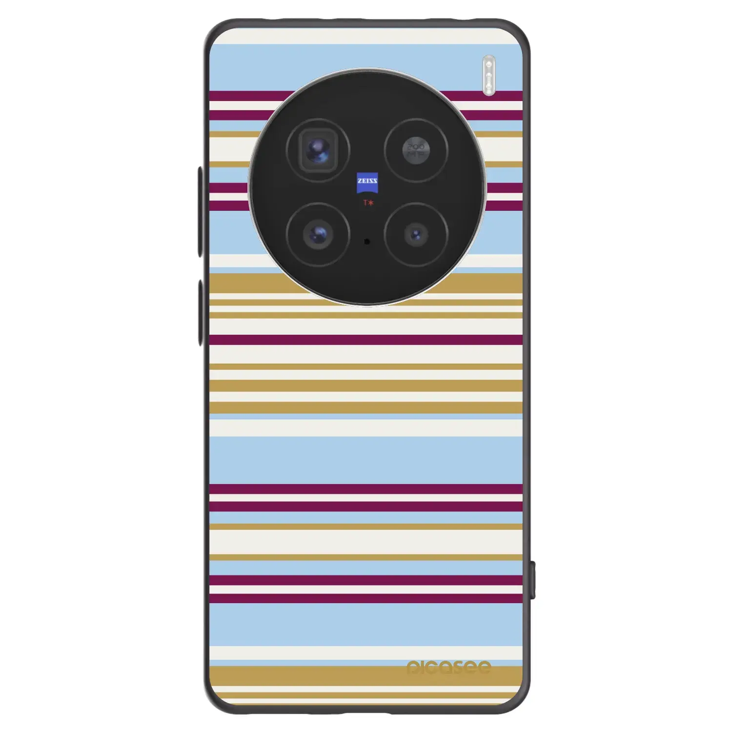 Silikonový černý obal pro Vivo X200 Pro - Souvenir