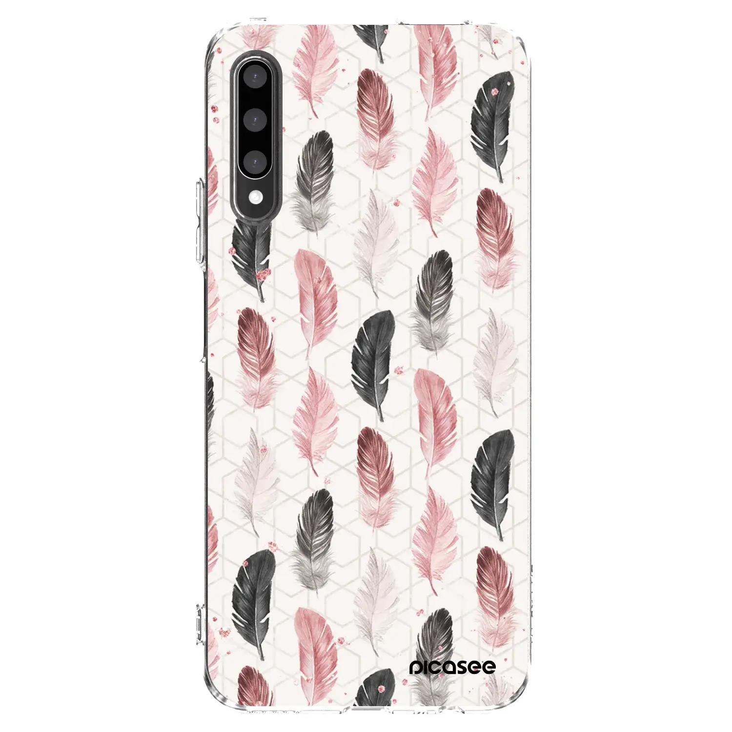 Silikonový průhledný obal pro Honor 9X Pro - Pírka 2