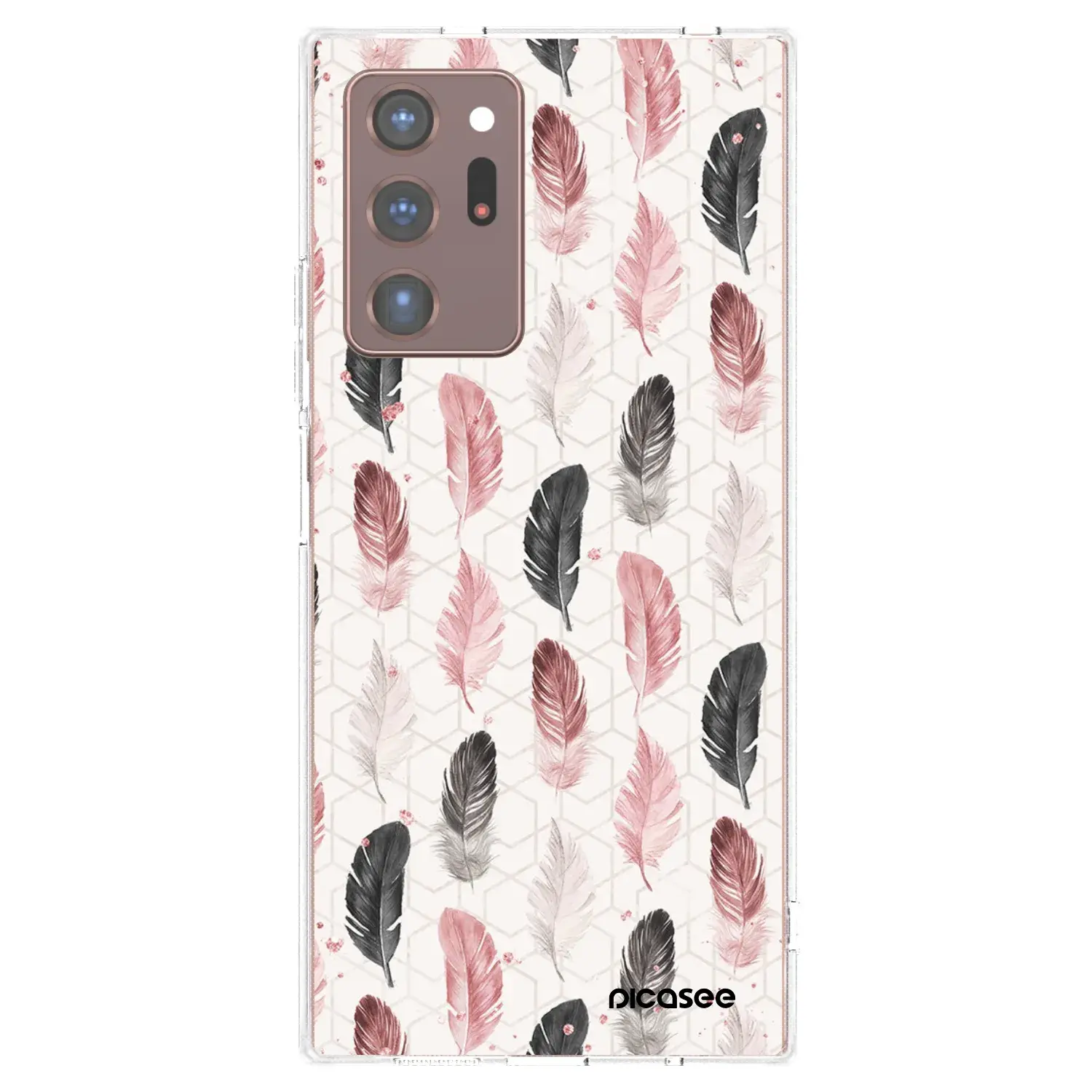 Silikonový průhledný obal pro Samsung Galaxy Note 20 Ultra - Pírka 2