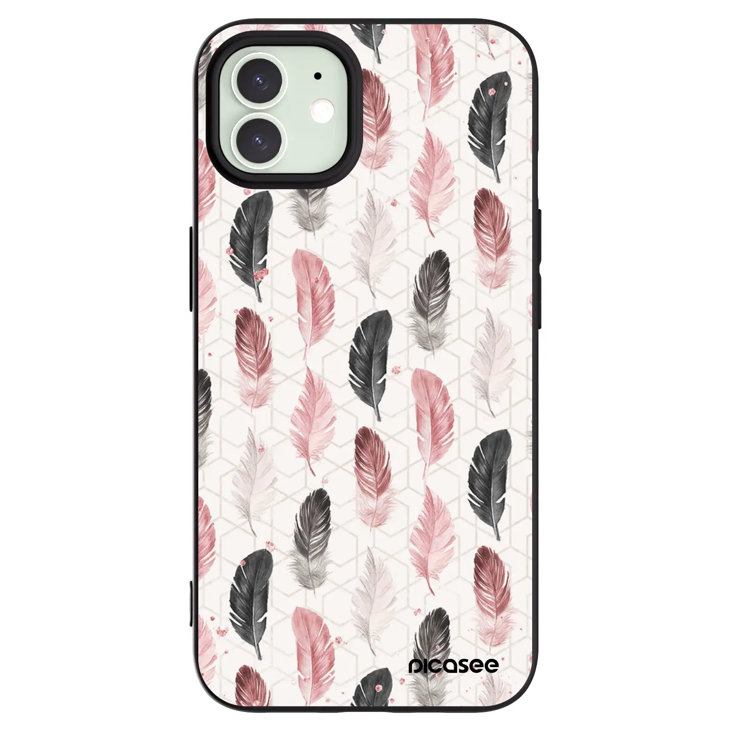 Silikonový černý obal pro Apple iPhone 12 Pro - Pírka 2