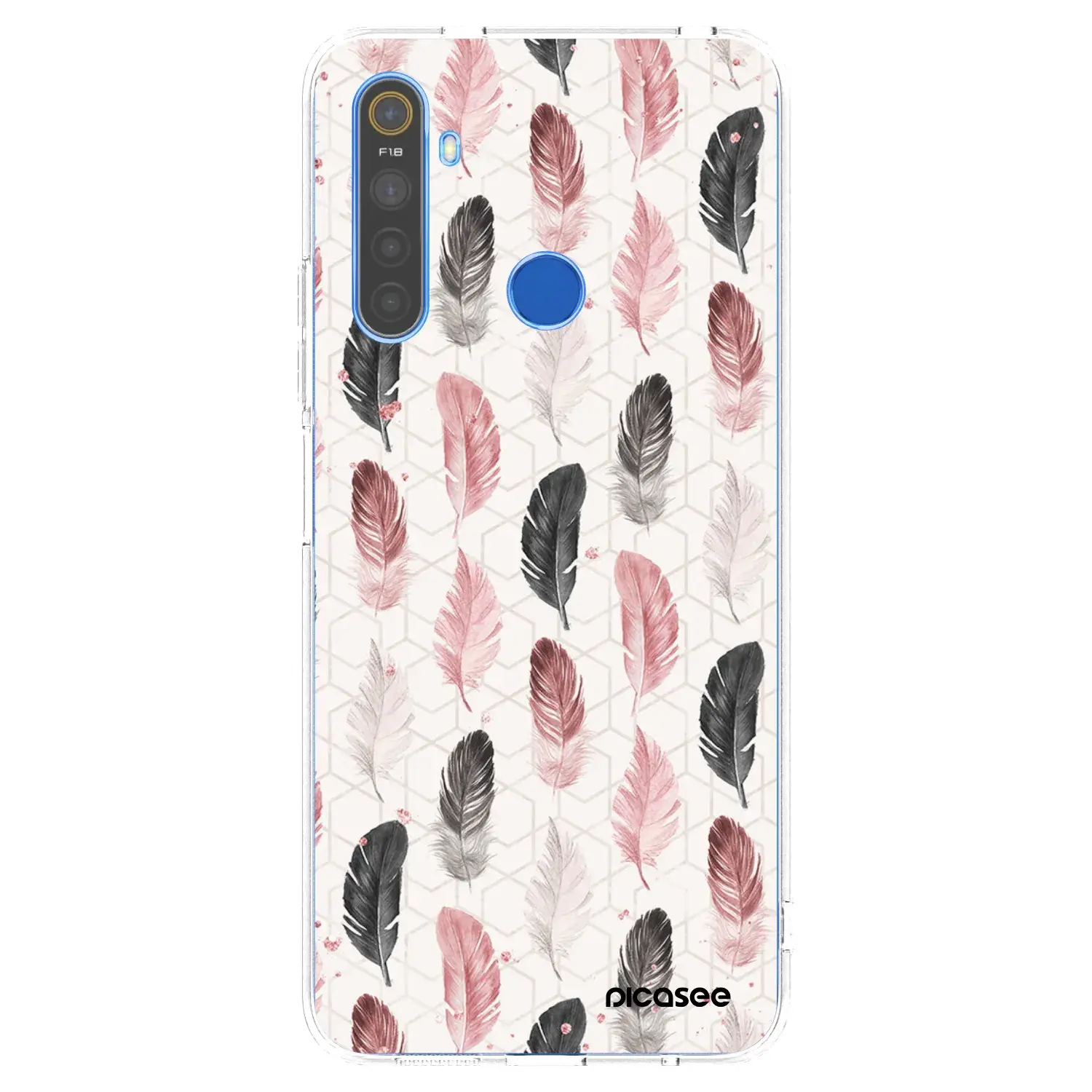 Silikonový průhledný obal pro Realme 5 - Pírka 2