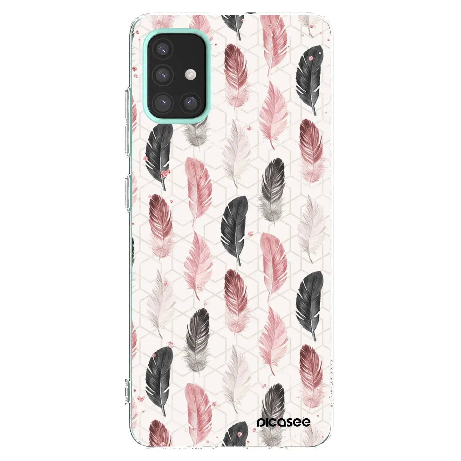 Silikonový průhledný obal pro Samsung Galaxy M31s - Pírka 2