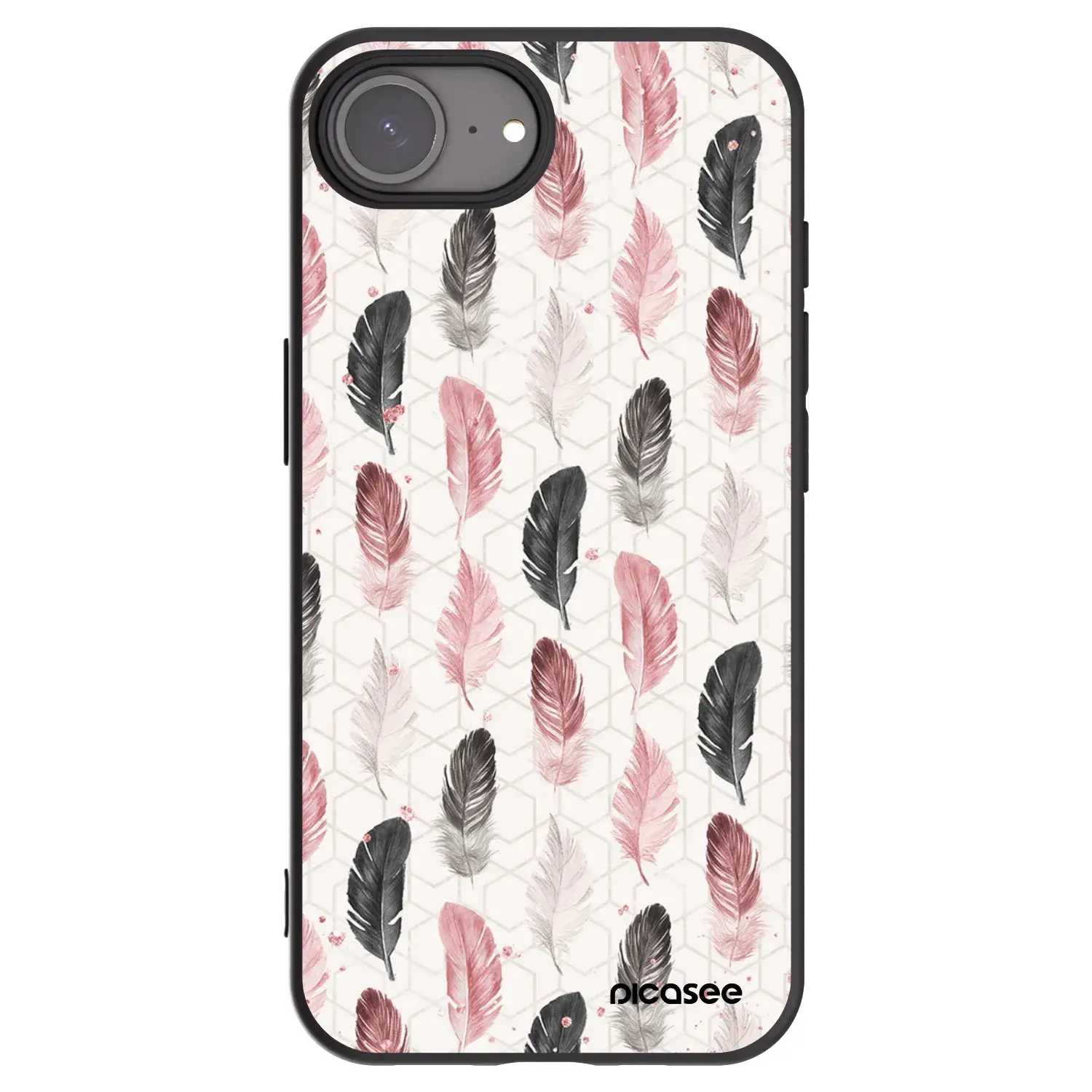 Silikonový černý obal pro Apple iPhone 17e - Pírka 2