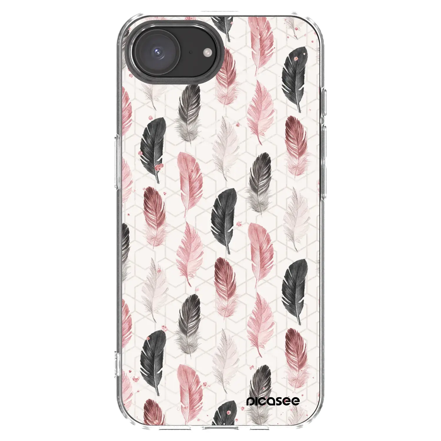 Silikonový průhledný obal pro Apple iPhone 17e - Pírka 2
