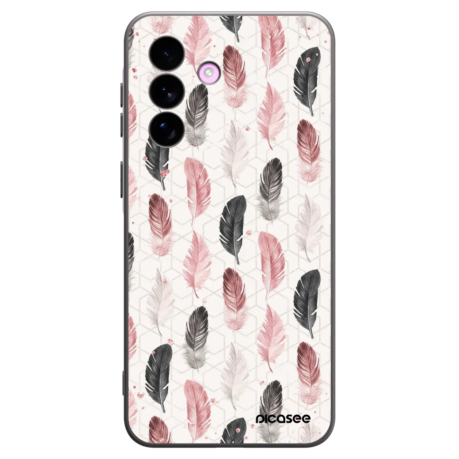 Silikonový černý obal pro Samsung Galaxy A57 5G - Pírka 2