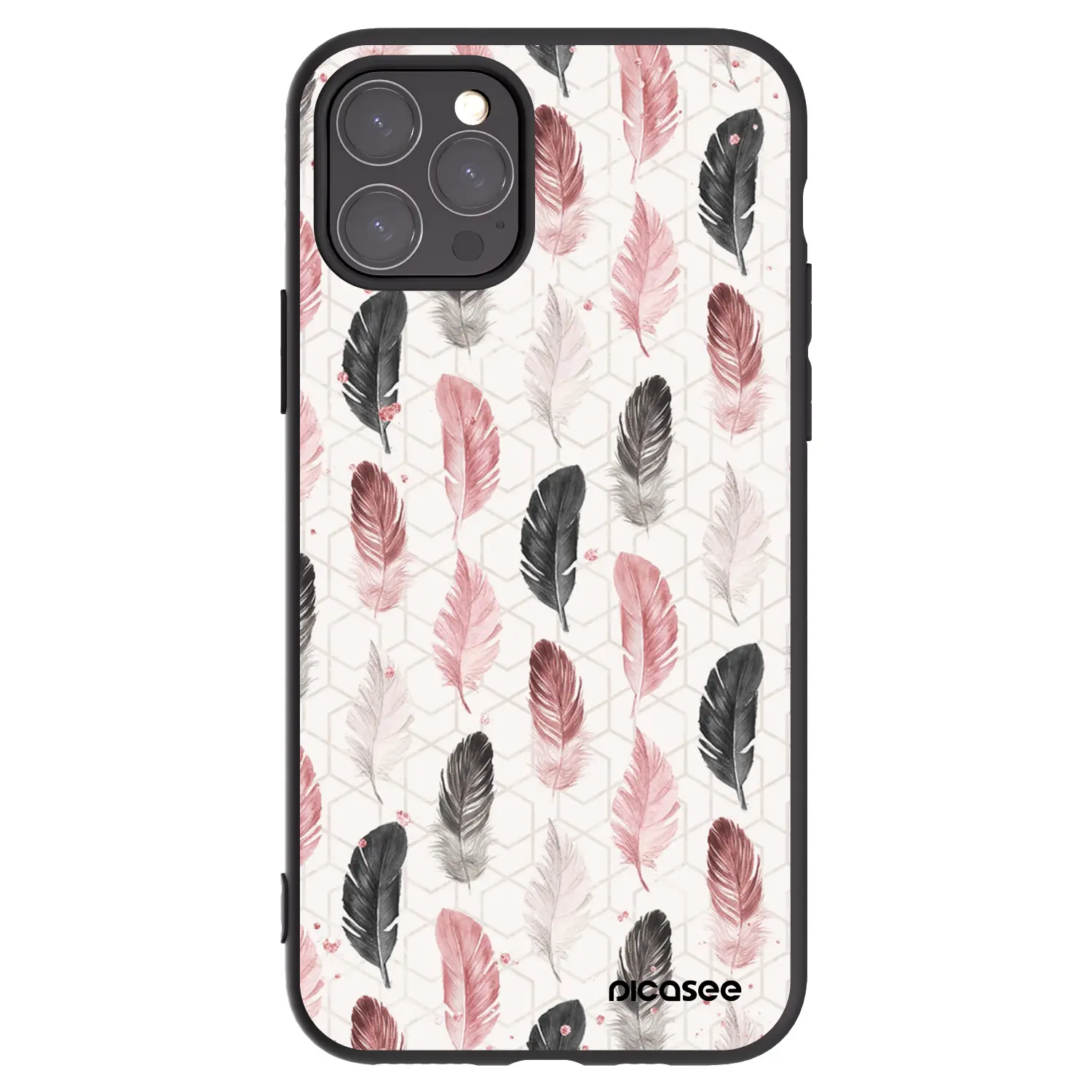 Silikonový černý obal pro Apple iPhone 11 Pro - Pírka 2