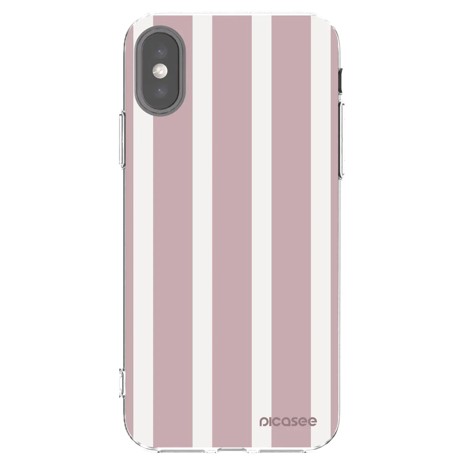 Silikonový průhledný obal pro Apple iPhone X/XS - Velvet sun