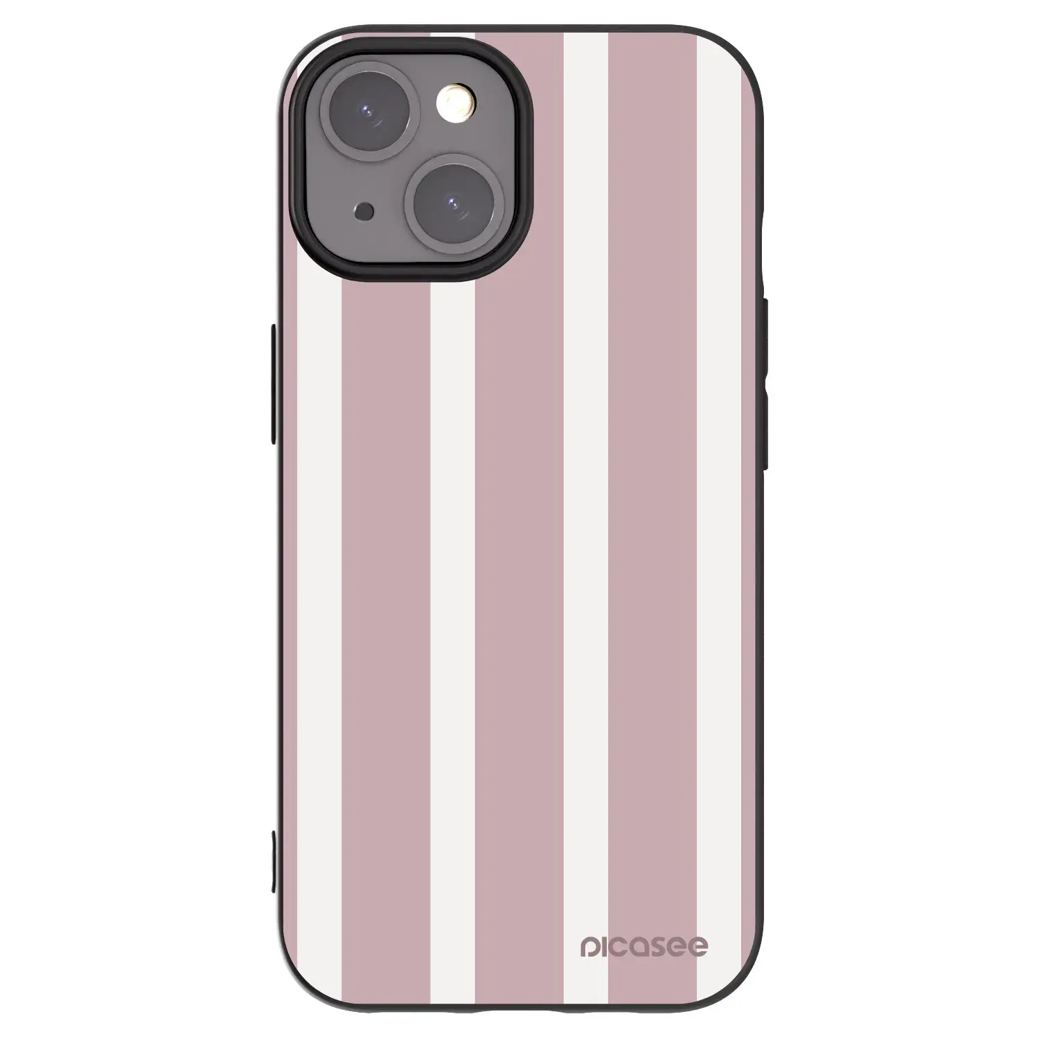Silikonový černý obal pro Apple iPhone 15 - Velvet sun