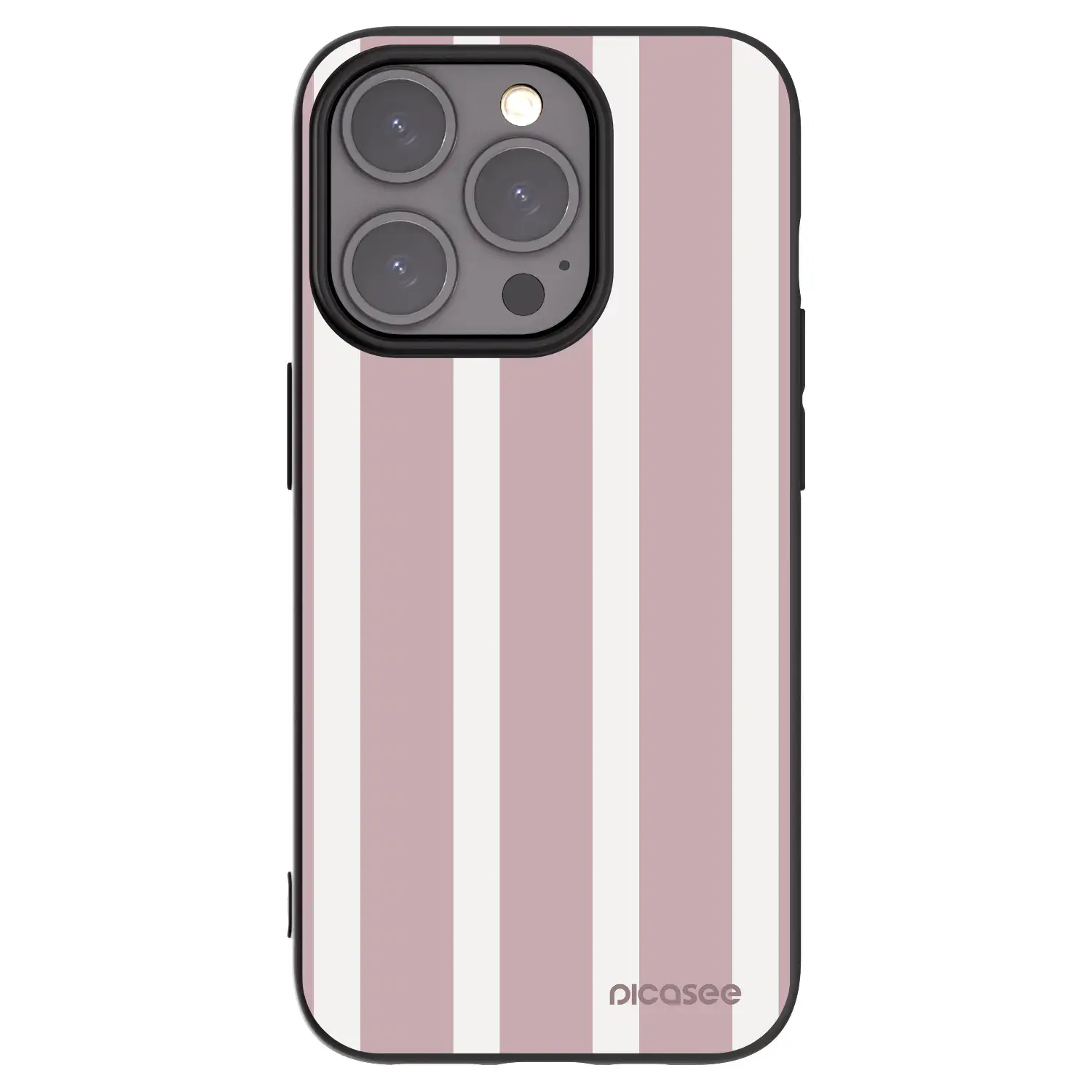 Silikonový černý obal pro Apple iPhone 15 Pro - Velvet sun