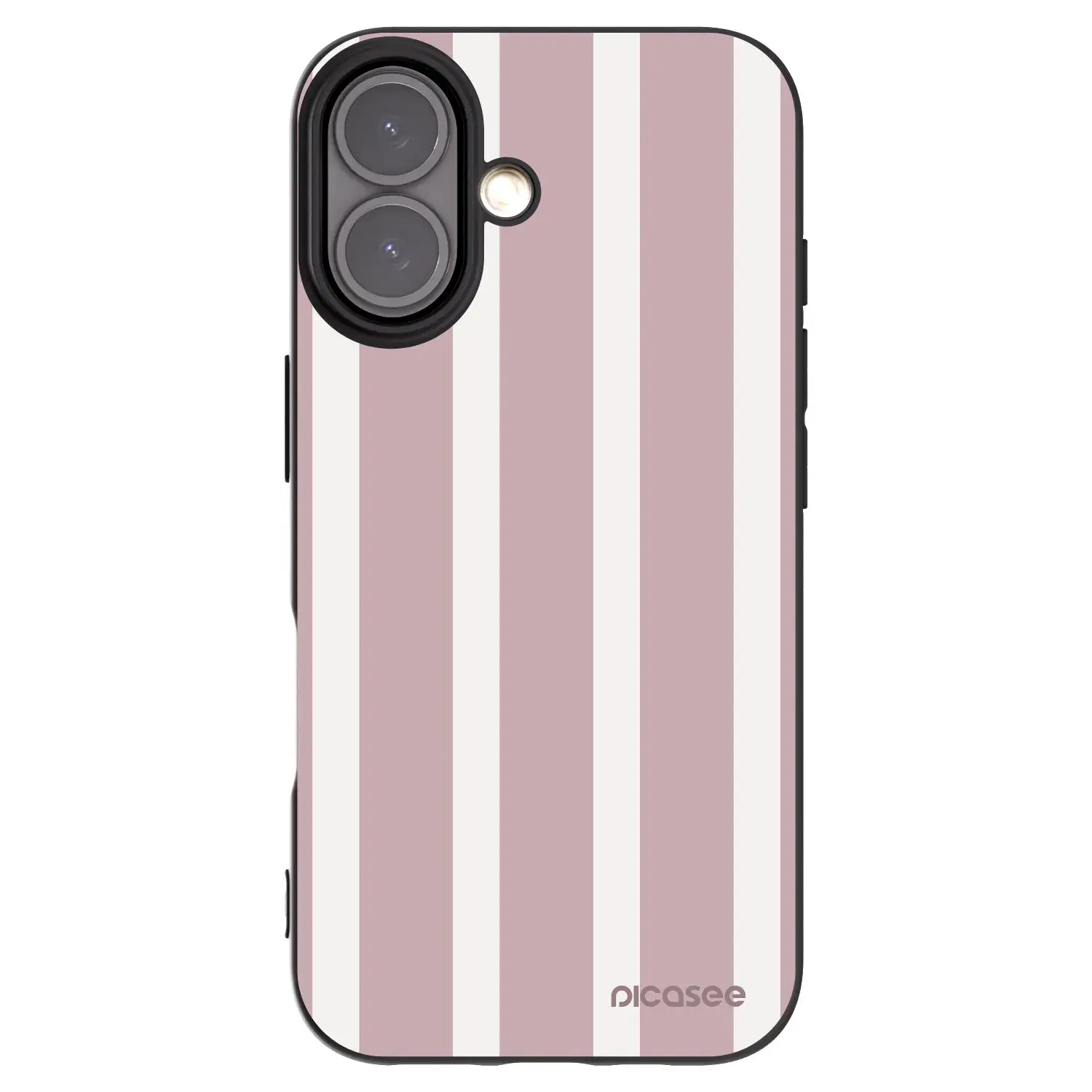 Silikonový černý obal pro Apple iPhone 16 - Velvet sun
