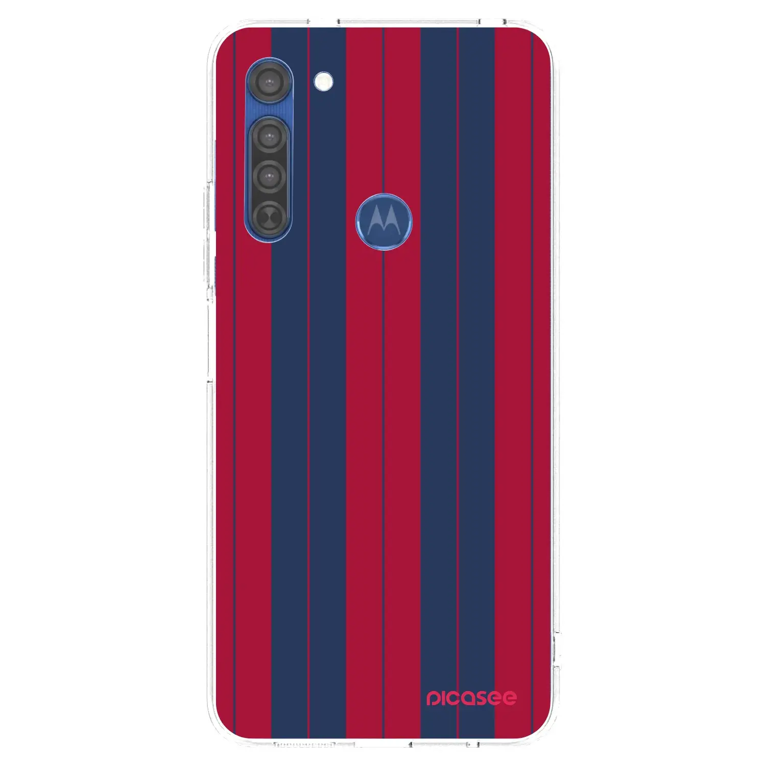 Silikonový průhledný obal pro Motorola Moto G8 - Yacht club