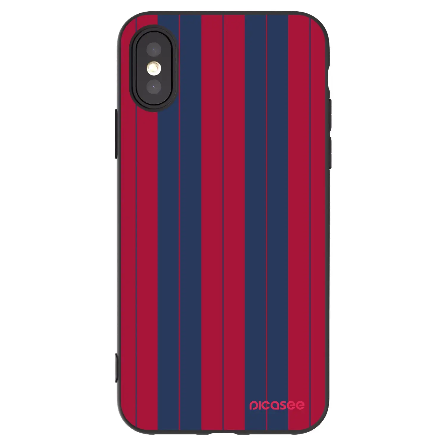 Silikonový černý obal pro Apple iPhone X/XS - Yacht club