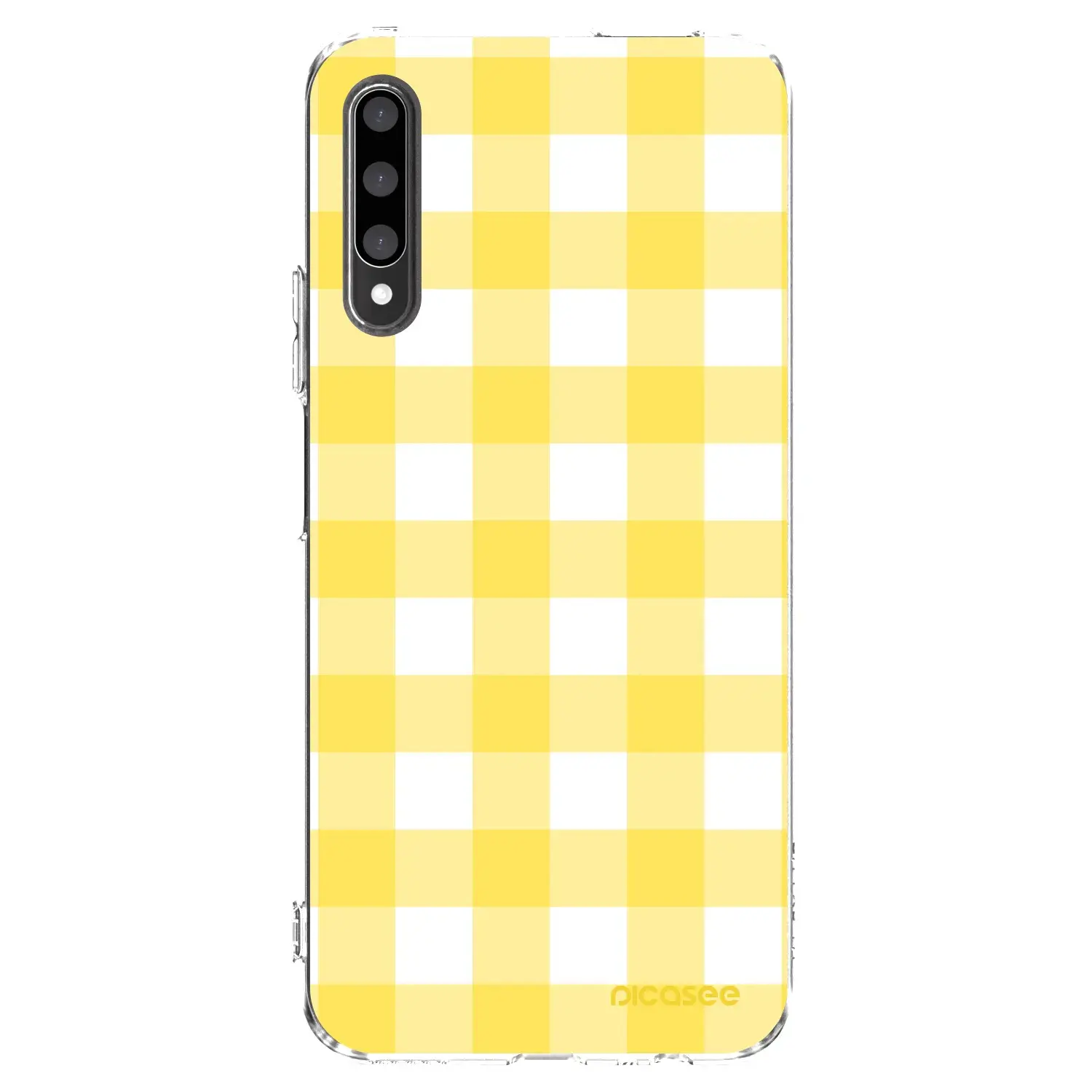 Silikonový průhledný obal pro Honor 9X Pro - Gride lemon