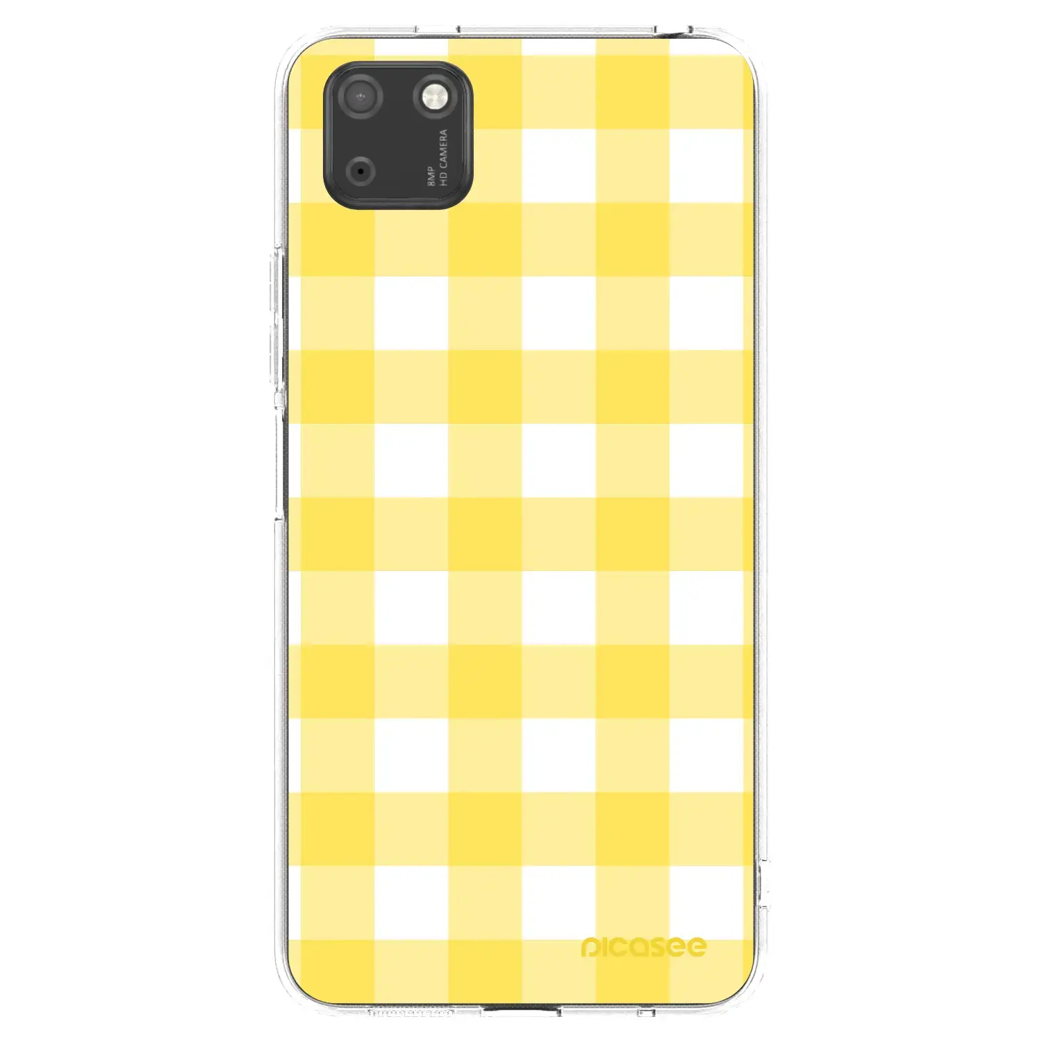 Silikonový průhledný obal pro Huawei Y5P - Gride lemon