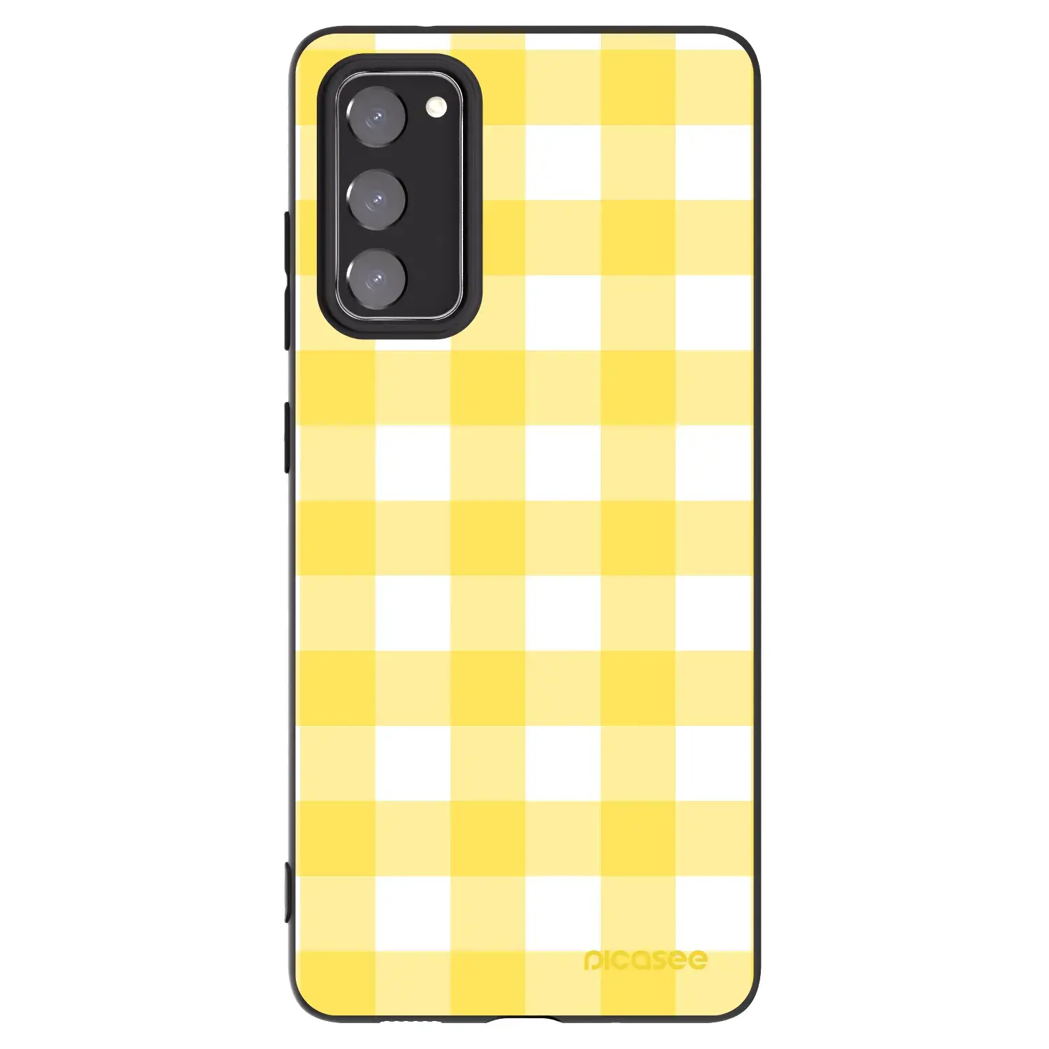 Silikonový černý obal pro Samsung Galaxy S20 FE - Gride lemon