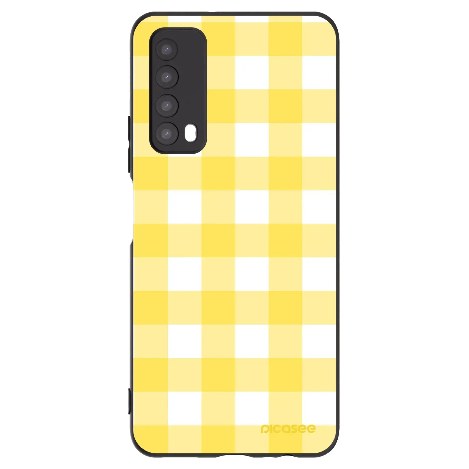 Silikonový černý obal pro Huawei P Smart 2021 - Gride lemon