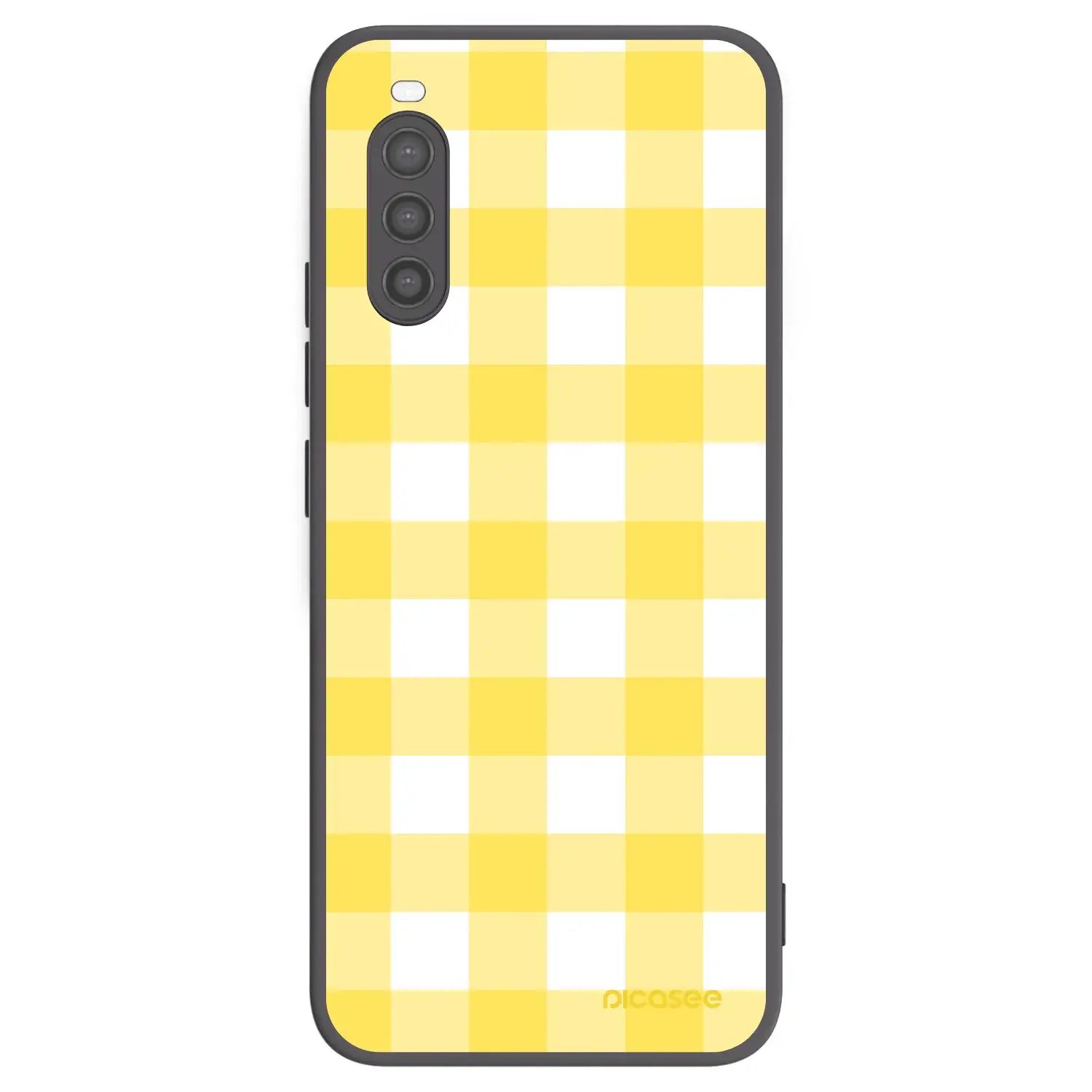 Silikonový černý obal pro Sony Xperia 10 II - Gride lemon