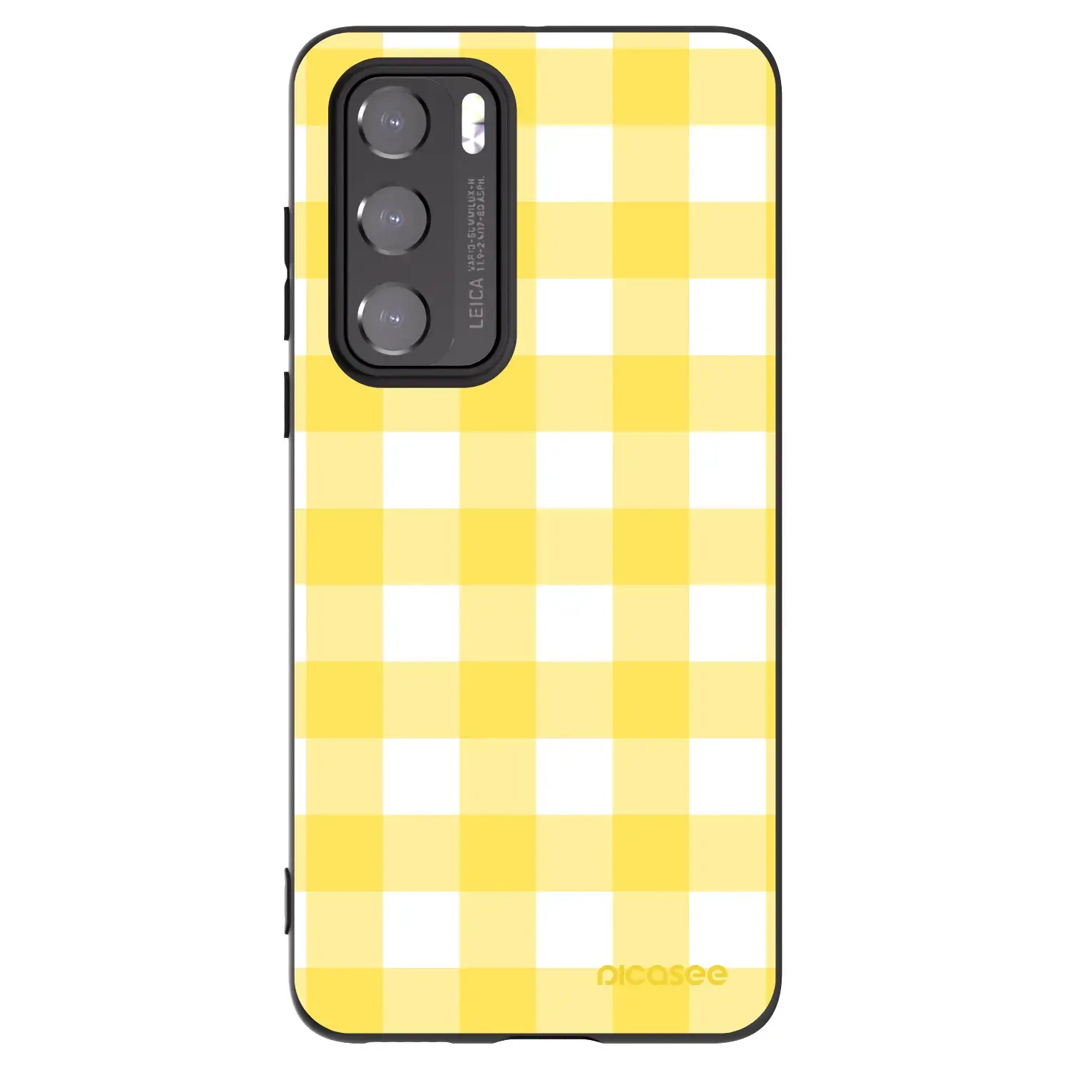 Silikonový černý obal pro Huawei P40 - Gride lemon