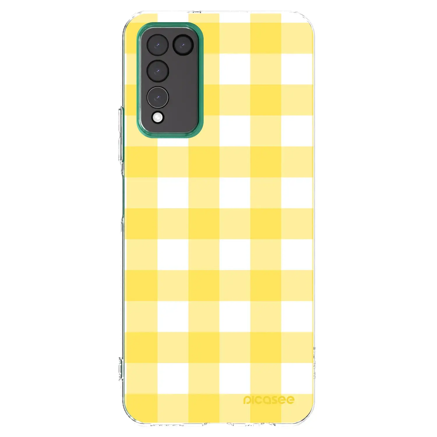Silikonový průhledný obal pro Honor 10X Lite - Gride lemon