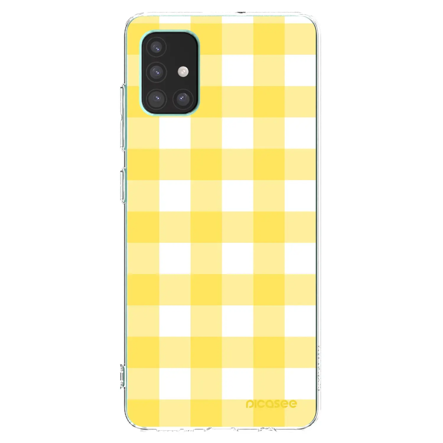 Silikonový průhledný obal pro Samsung Galaxy M51 M515F - Gride lemon