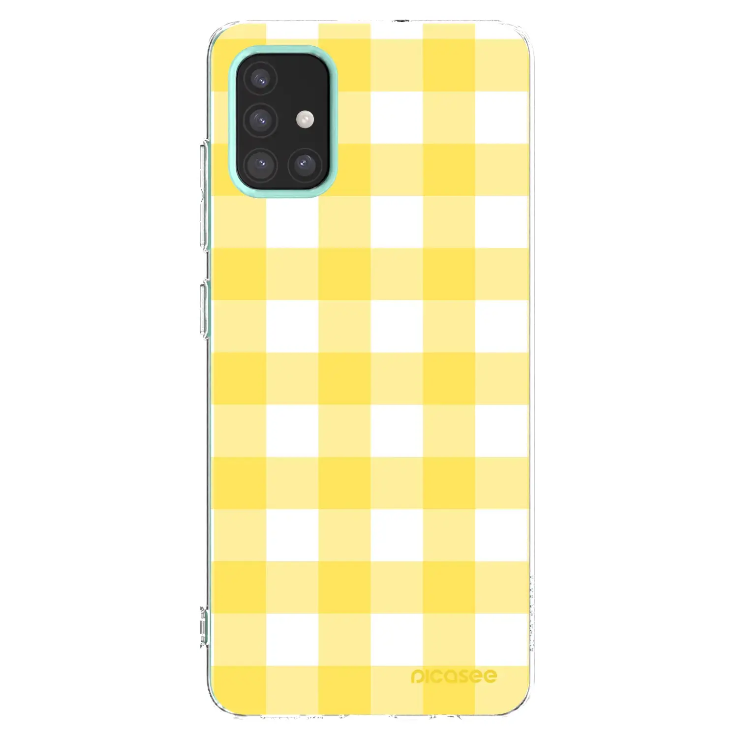 Silikonový průhledný obal pro Samsung Galaxy M31s - Gride lemon