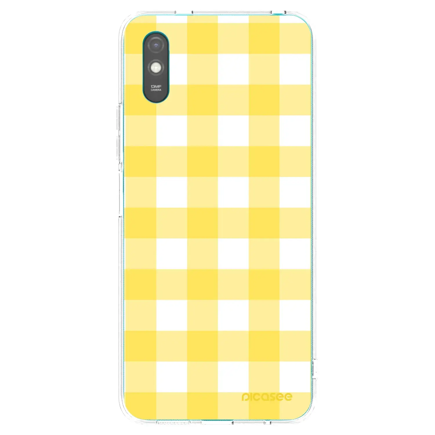 Silikonový průhledný obal pro Xiaomi Redmi 9AT - Gride lemon