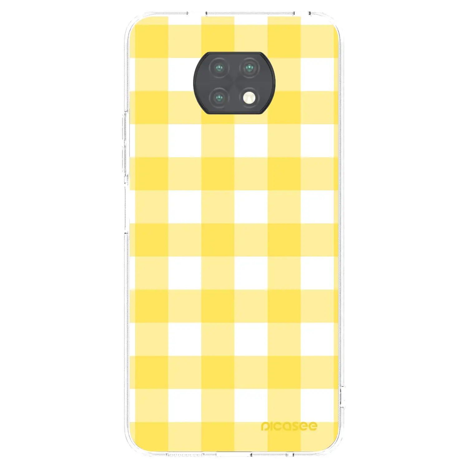 Silikonový průhledný obal pro Xiaomi Redmi Note 9T - Gride lemon