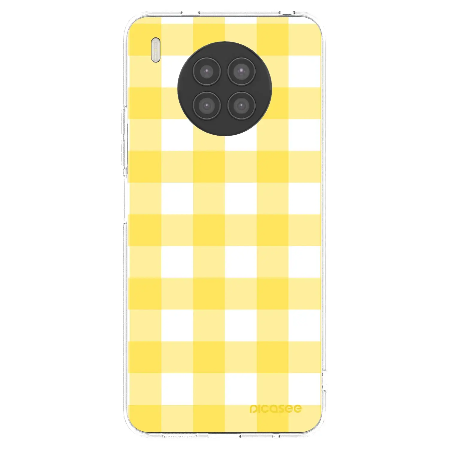 Silikonový průhledný obal pro Huawei Nova 8i - Gride lemon