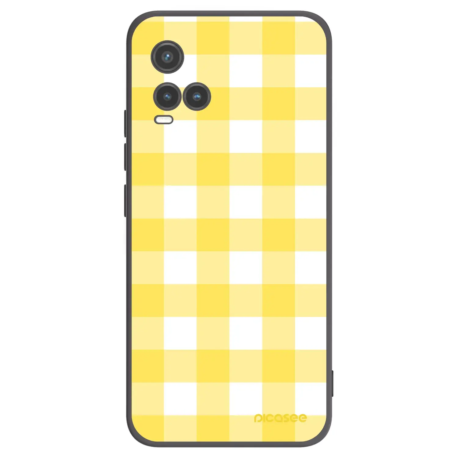 Silikonový černý obal pro Vivo Y33s - Gride lemon