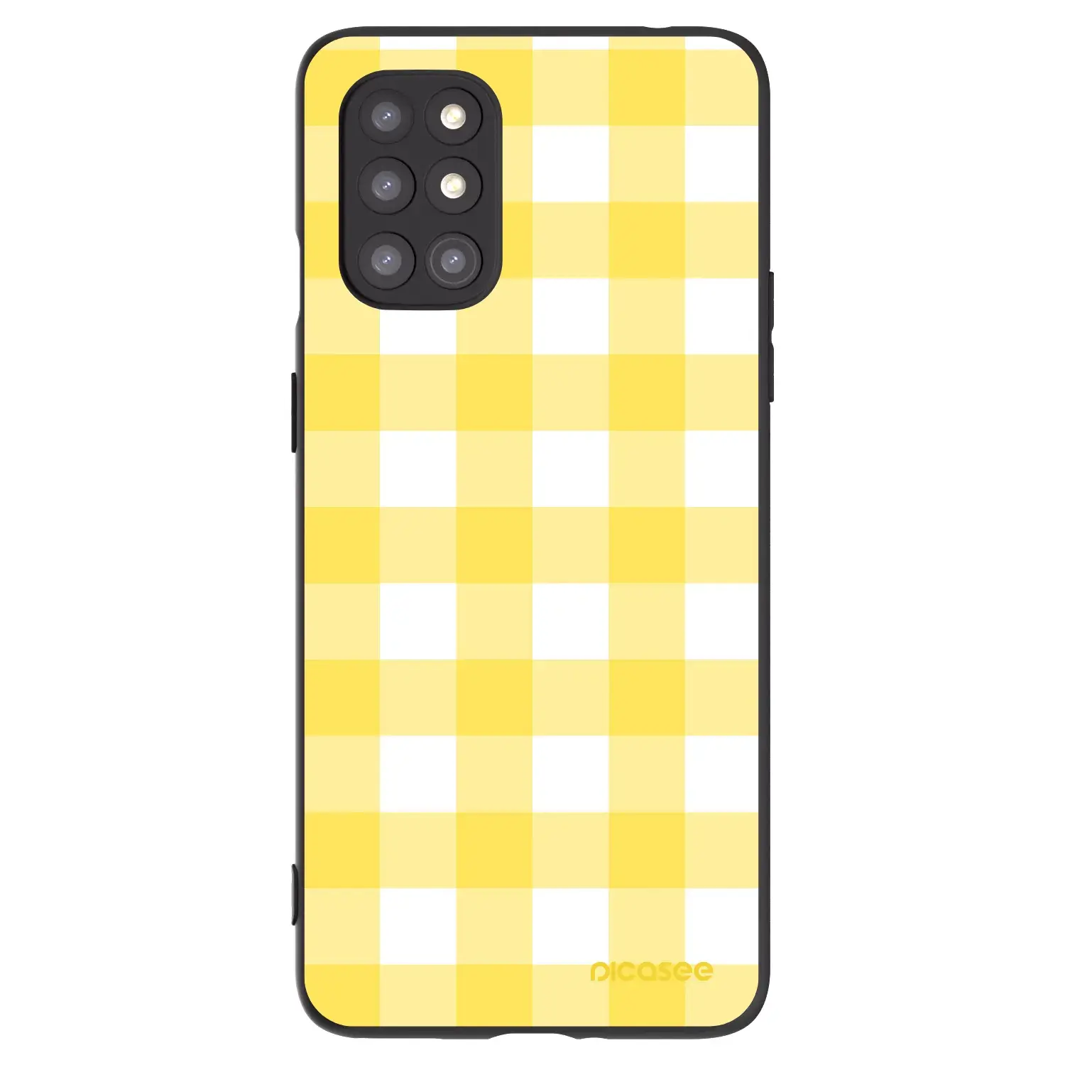 Silikonový černý obal pro OnePlus 8T - Gride lemon