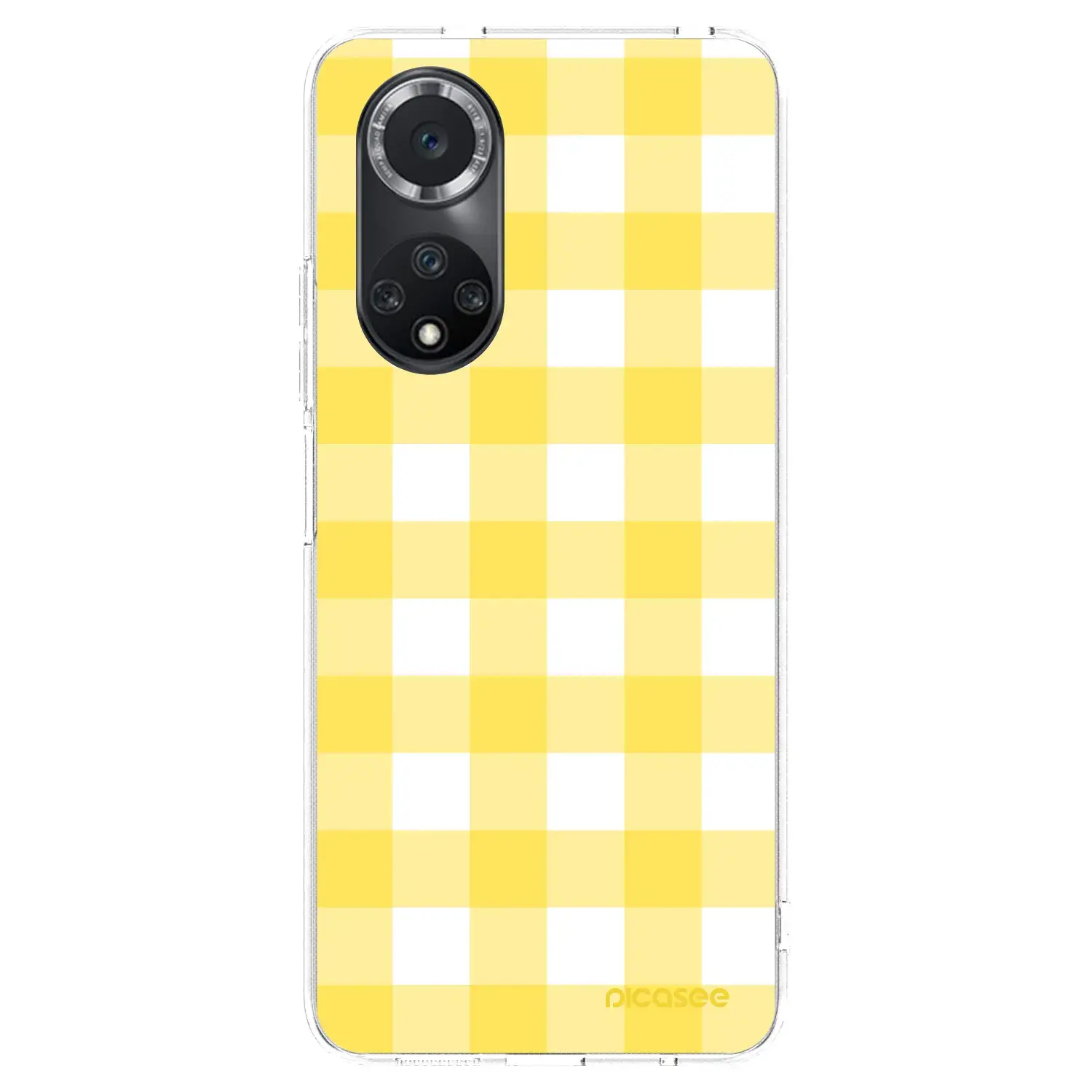 Silikonový průhledný obal pro Huawei Nova 9 SE - Gride lemon