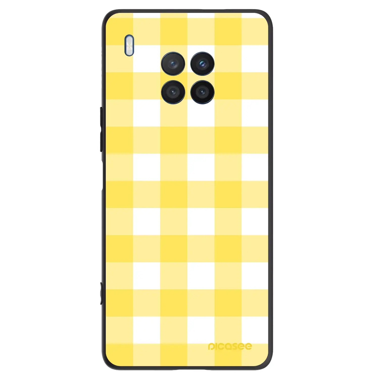 Silikonový černý obal pro Honor 50 Lite - Gride lemon
