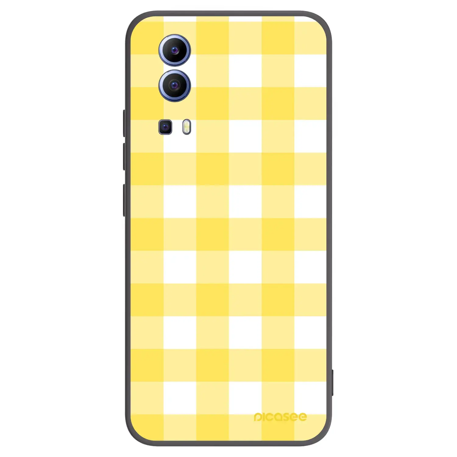 Silikonový černý obal pro Vivo Y52 5G - Gride lemon