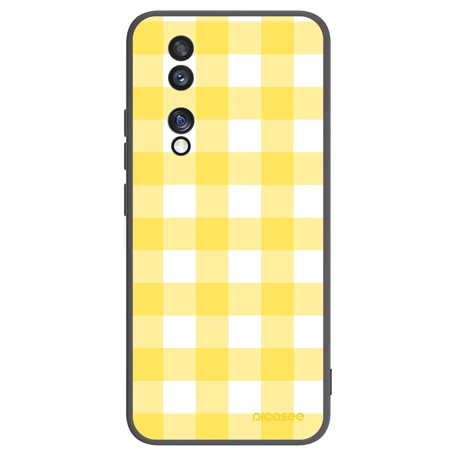 Silikonový černý obal pro Honor 70 - Gride lemon