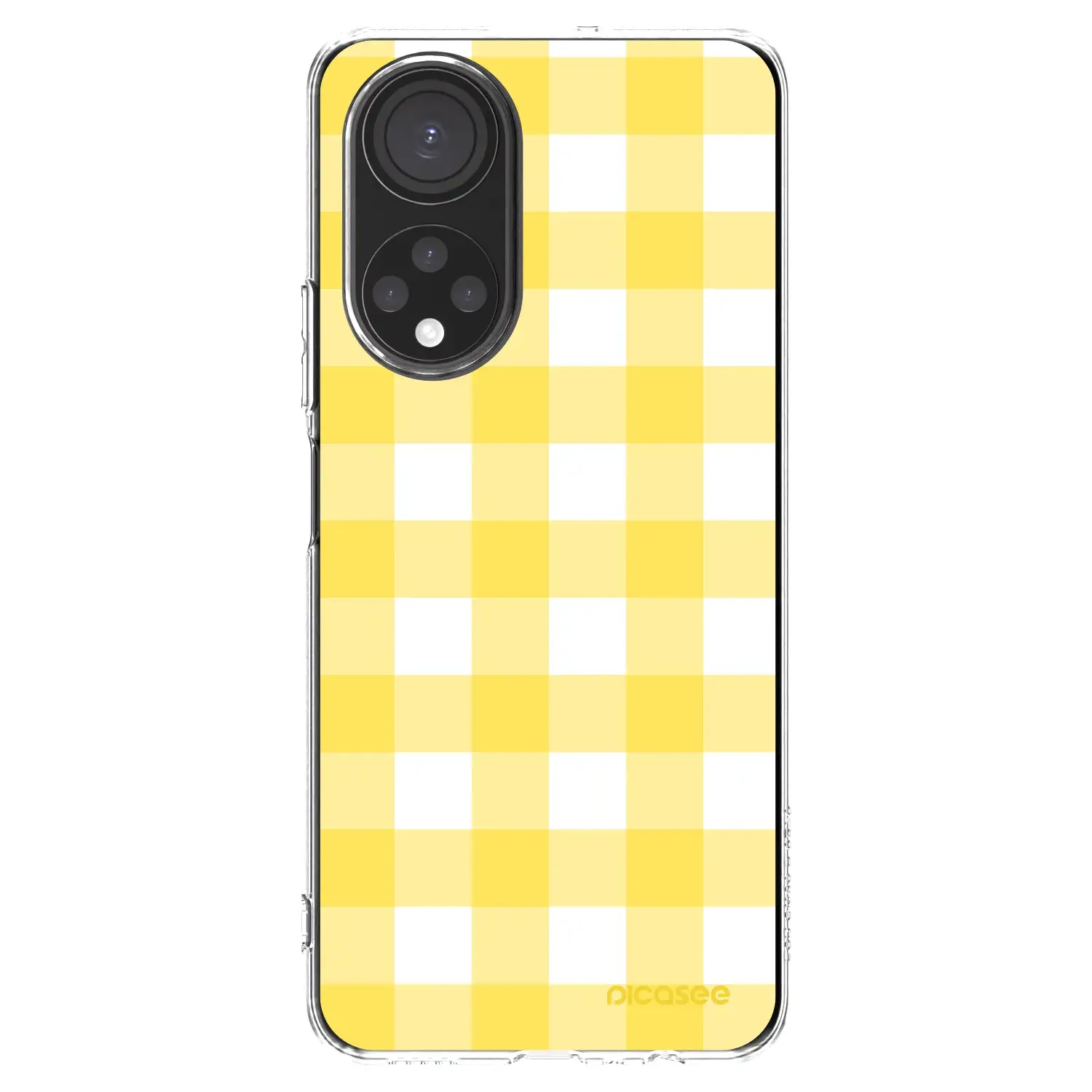 Silikonový průhledný obal pro Honor X7 - Gride lemon