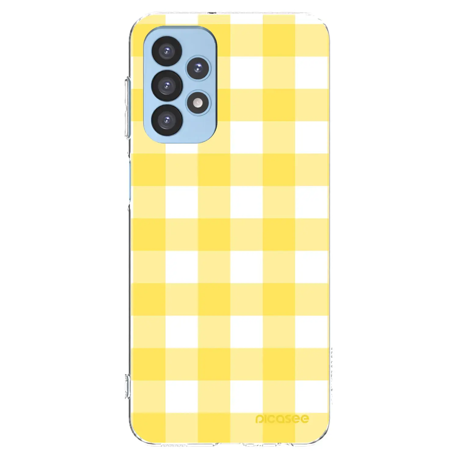 Silikonový průhledný obal pro Samsung Galaxy A23 A235F 4G - Gride lemon