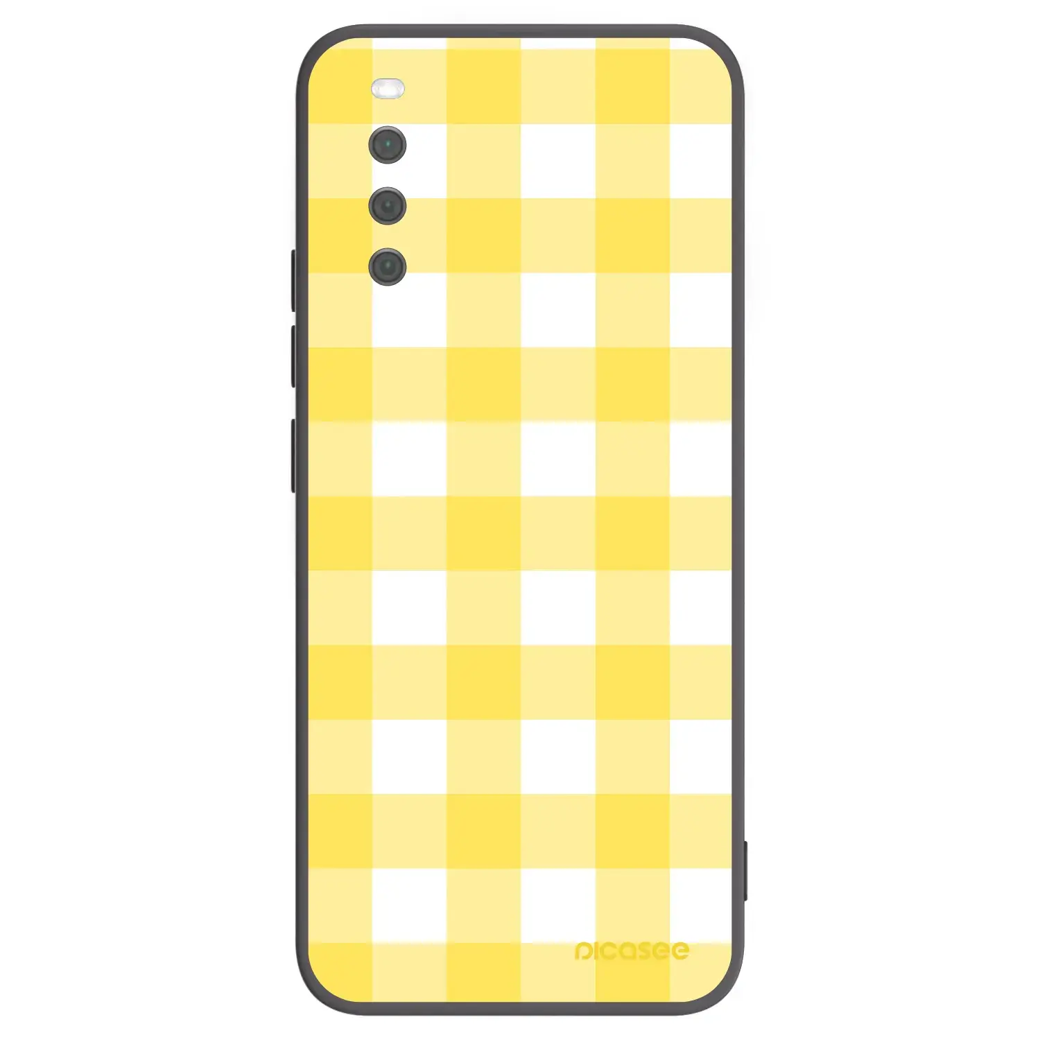 Silikonový černý obal pro Sony Xperia 10 III - Gride lemon