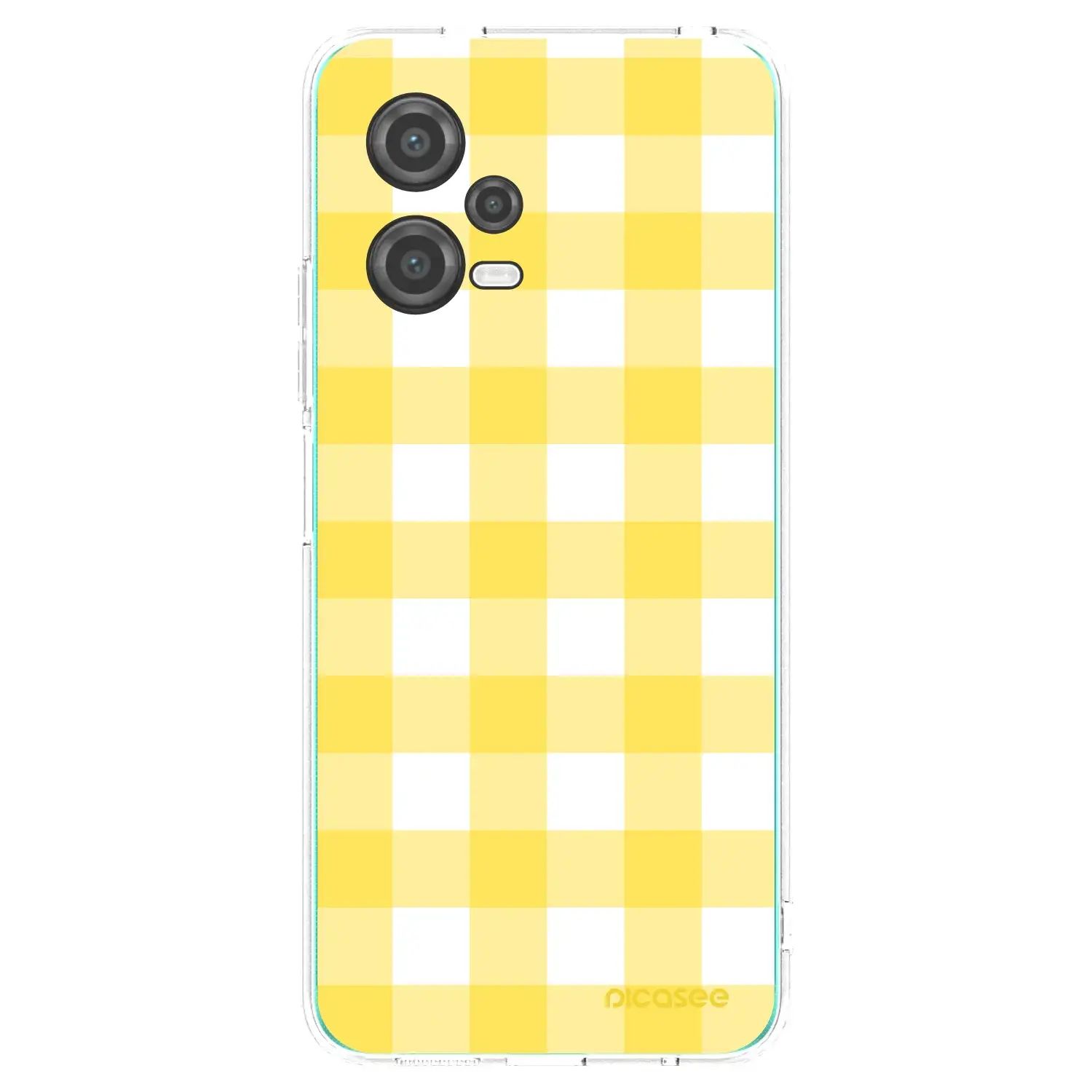 Silikonový průhledný obal pro Xiaomi Poco X5 - Gride lemon